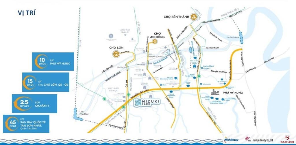 vị trí mizuki park